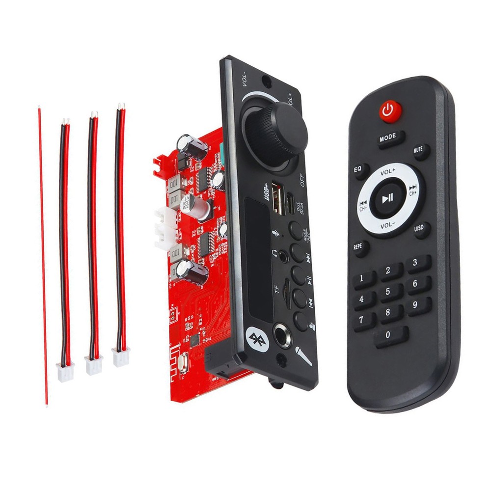 Portable MP3 Decoder 160W Audio Amplifier Bluetooth 5.0 DC12V Audio Equipment