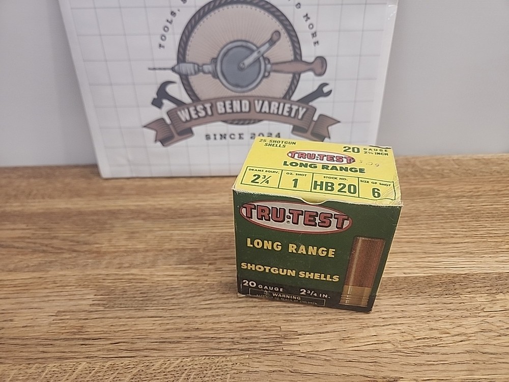 TRU-TEST 20GA SHOT SHELL LONG RANGE BOX EMPTY