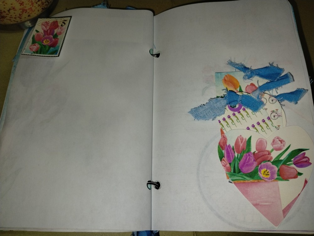Mini Garden Spring Junk Journal Scrapbook USA