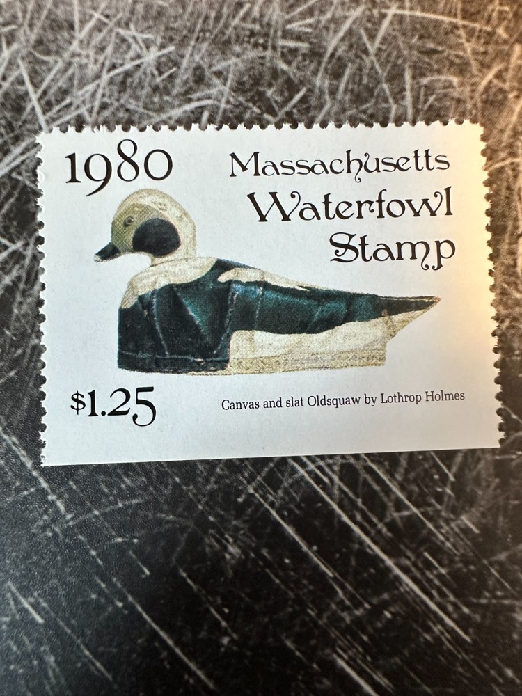 1980 Massachusetts State Duck Stamp,