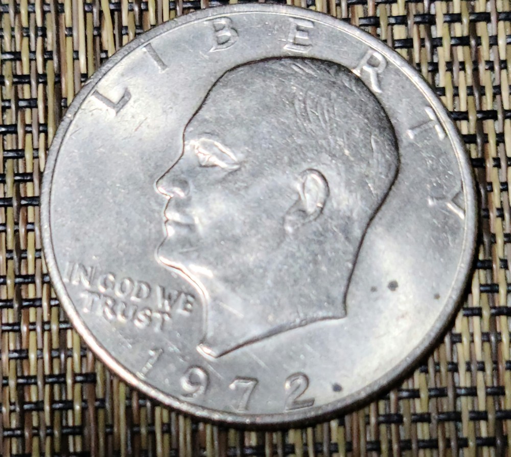 1972-P Eisenhower Dollar Coin Multiple Strike Error Rare