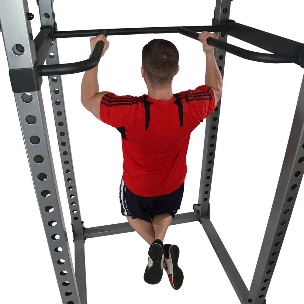 Pristine Body-Solid Power Rack Dip, Pull/Chin-Up, Plank Attachment (DR378)