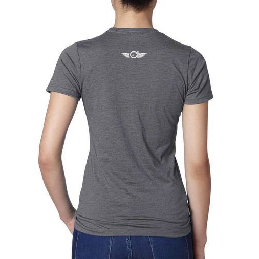 Red/White/Blue Front Logo Womens Shirt