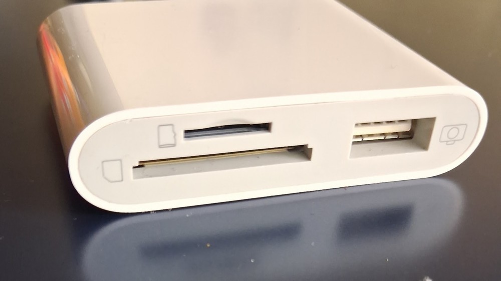 SD Card Reader: Android, iPhone, iPad -USB Camera Adptr – Micro SD/TF –Plug Play