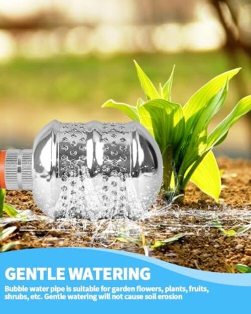 Bubbler Sprinkler Head, 3/4 Inch Internal Thread Rustproof Aluminum Diffuser 1