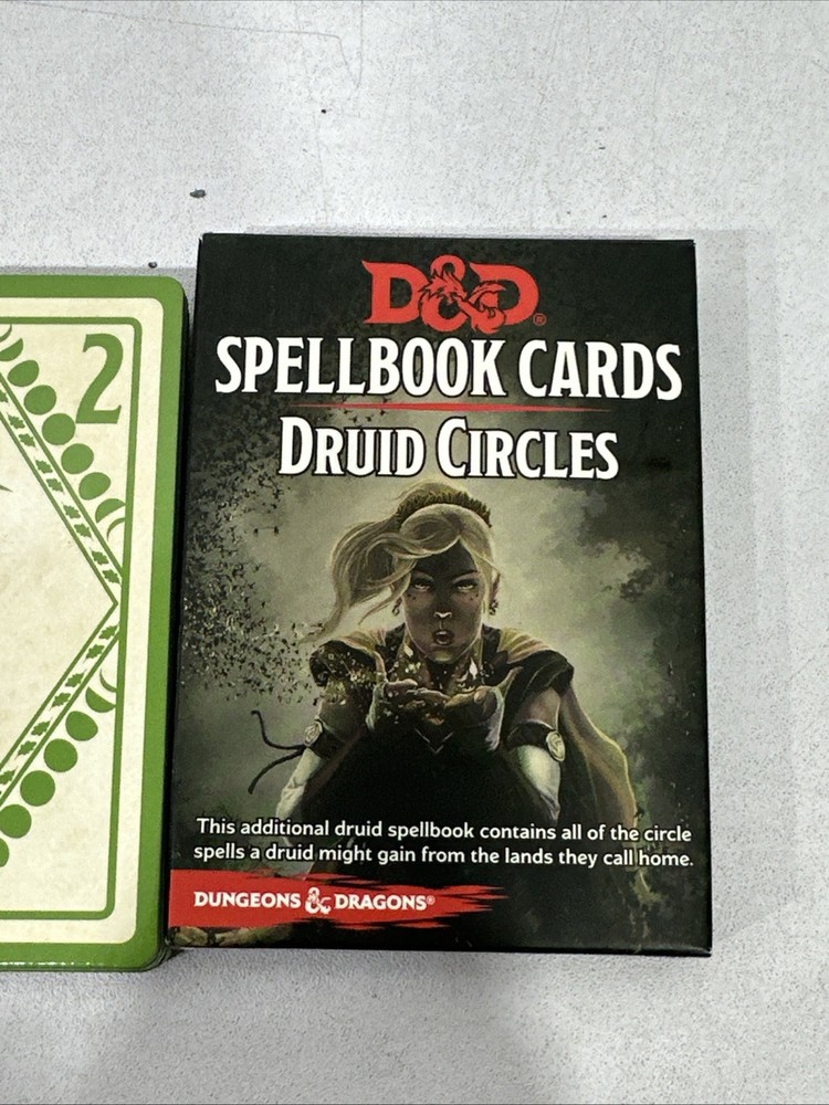 D&D Spellbook Cards Druid Circles Complete