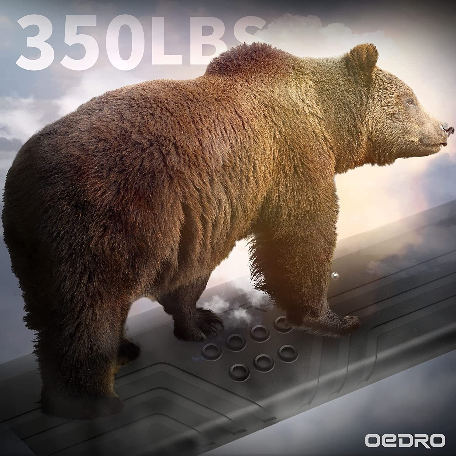 OEDRO Running Boards for 2005-2023 Toyota Tacoma Double Cab Side Steps Nerf Bars