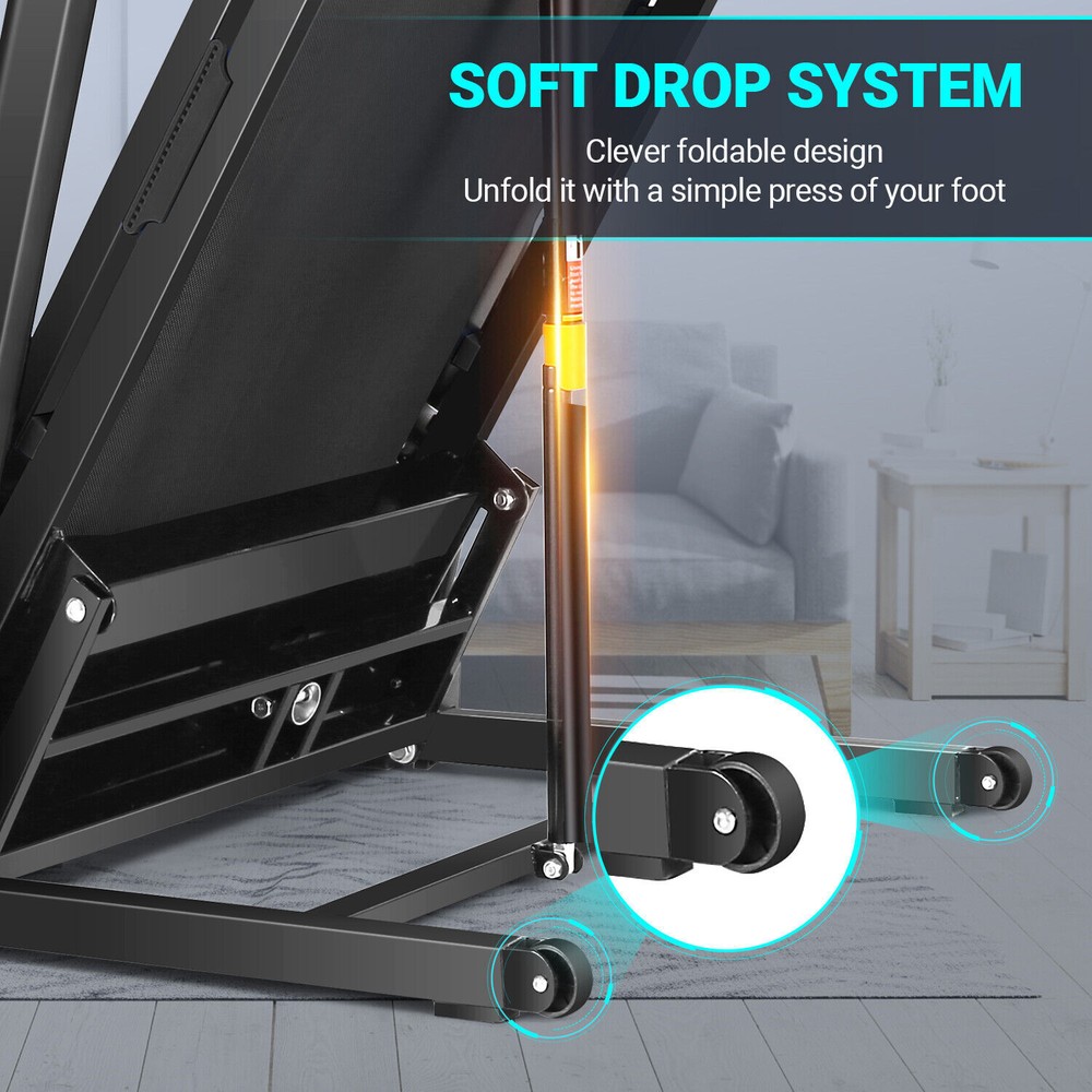 7-layer High-Tech Non-Slip &Shock-Absorbing Running Belt Treadmill for Excercise