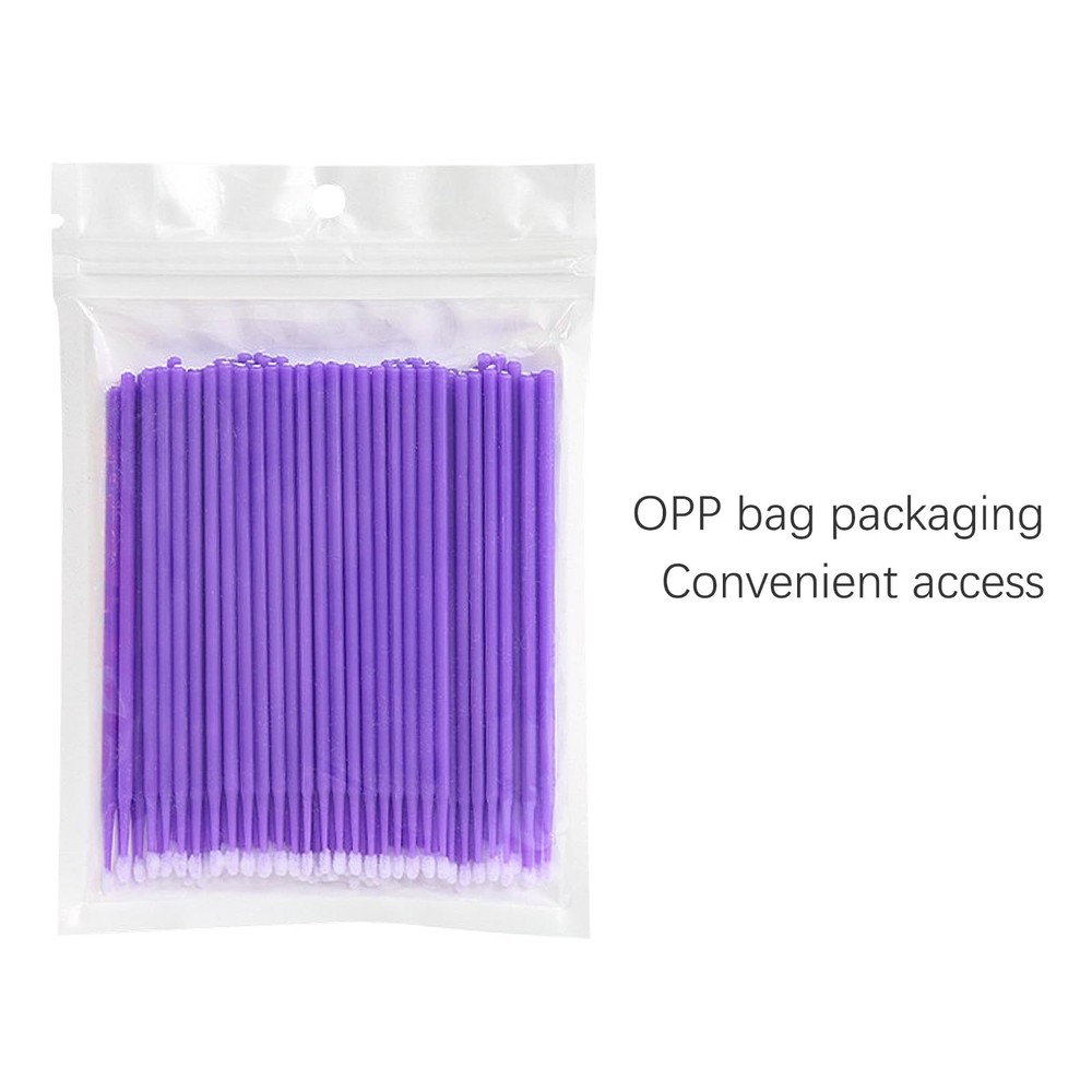 Car Touch Up Paint Brushes 100PCS Nylon Bristles - Micro Brushes for Quick