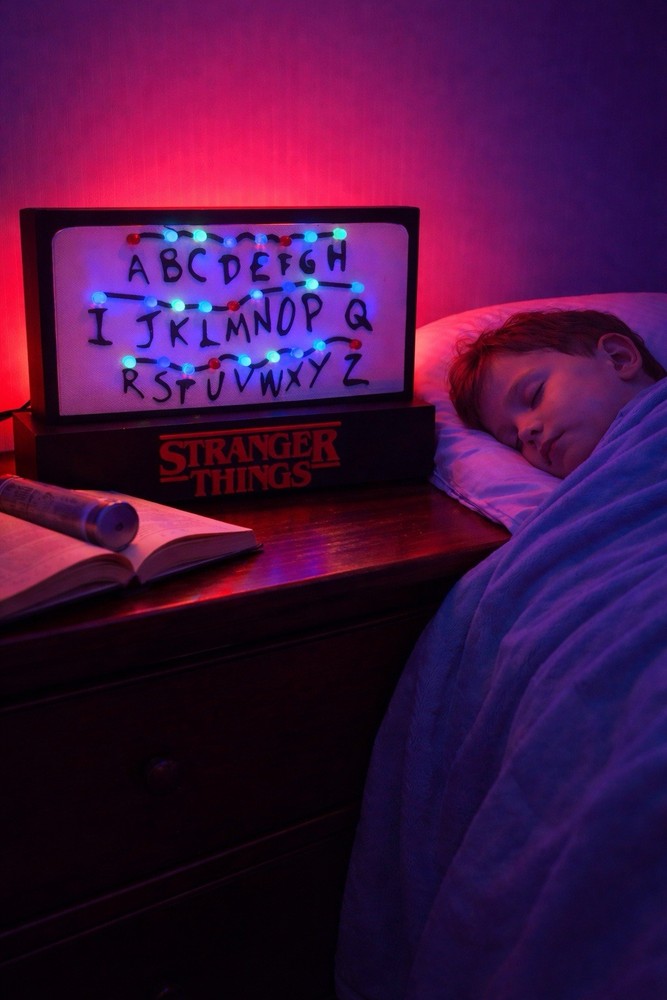 Stranger Things Nightlight Led Alphabet Wall Design