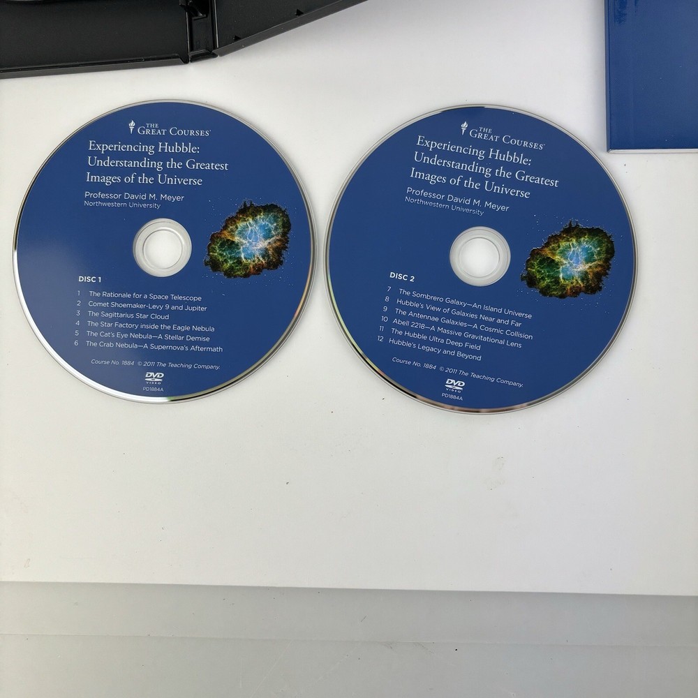 GREAT COURSES EXPERIENCING HUBBLE UNIVERSE IMAGES 2 DVD'S GUIDEBOOK PROF. MEYER