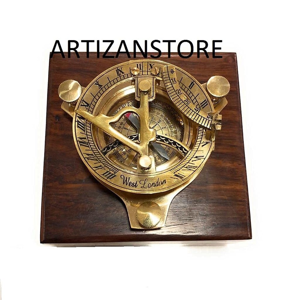 Sundial Compass Solid Brass Sun Dial