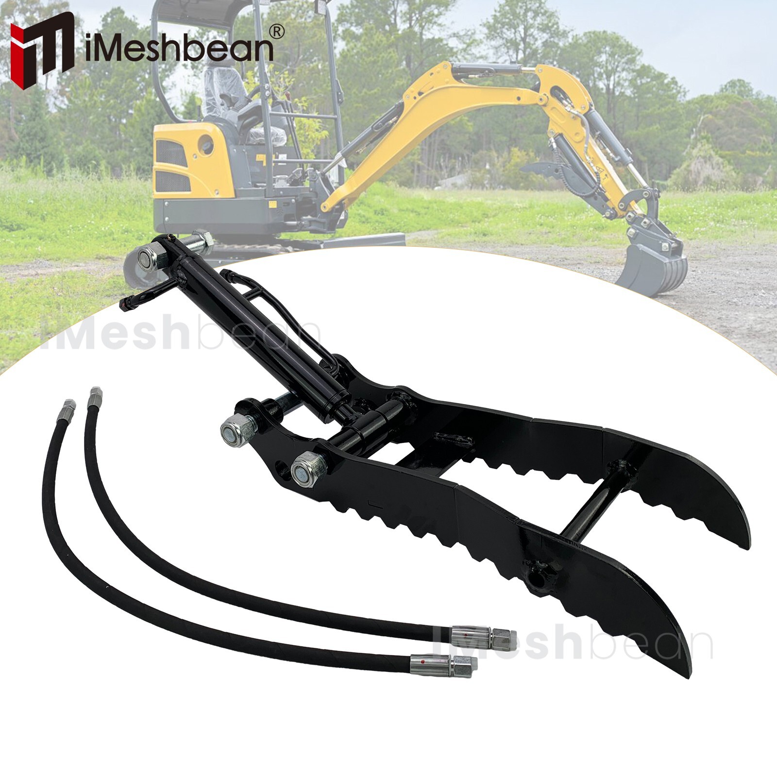 Hydraulic Thumb Clip For Mini Excavators Small Digger To Pick Up Irregular Objec