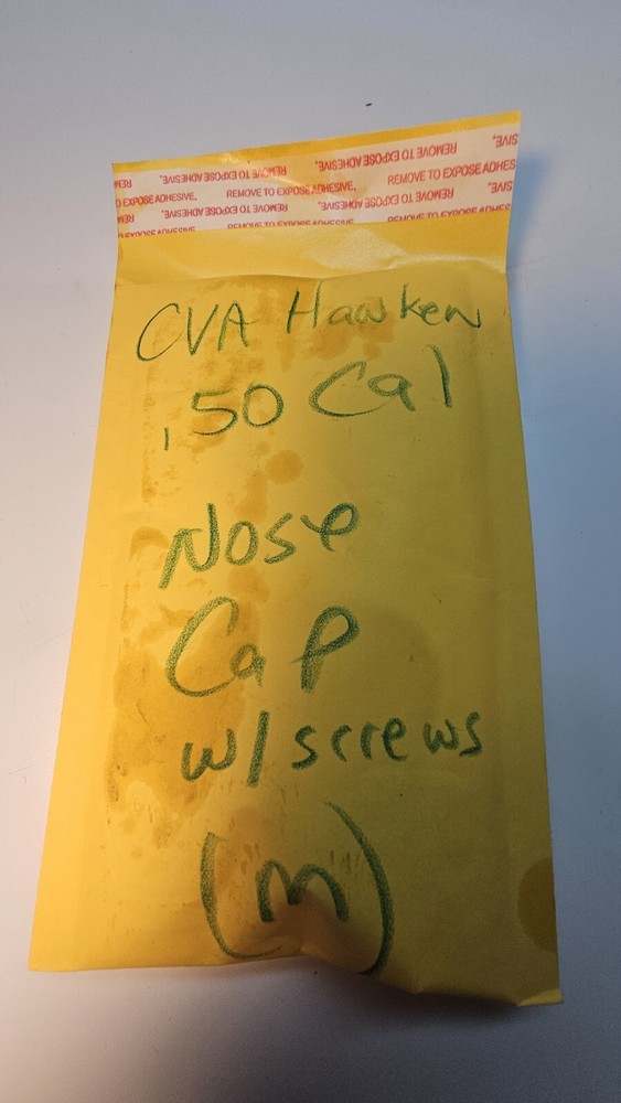 CVA Hawken Sidelock Muzzleloader Rifle Nose Cap With Screws (M)