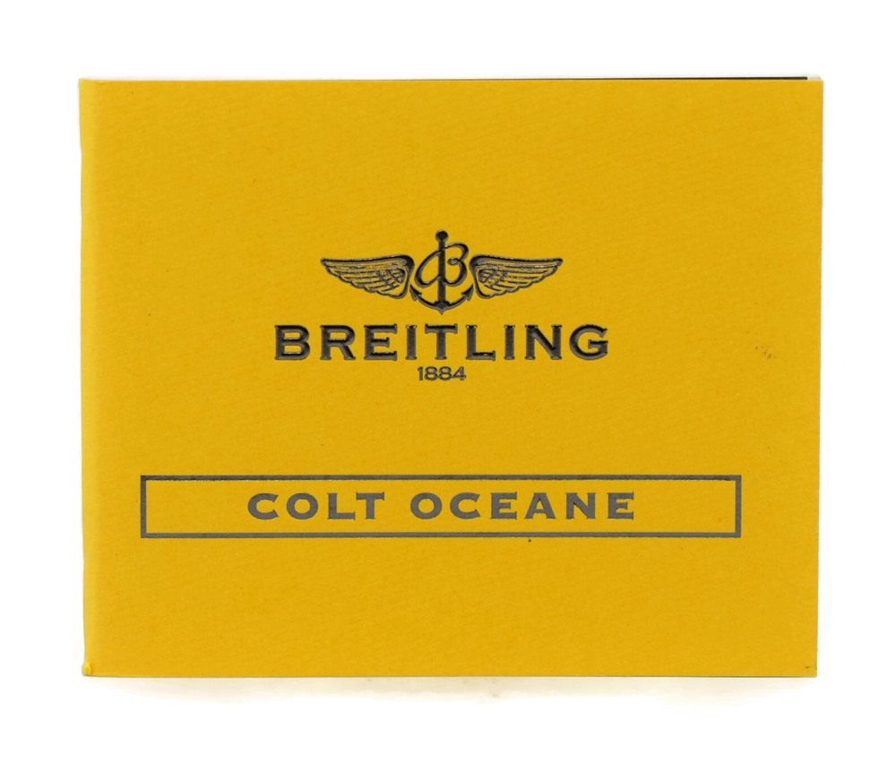 Breitling Colt Oceane Booklet Manual