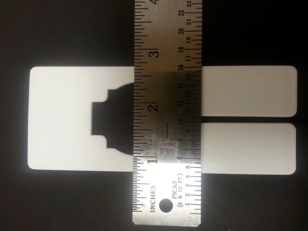 Plastic 10 Blank Rectangular Size Dividers for Retail Clothing Racks