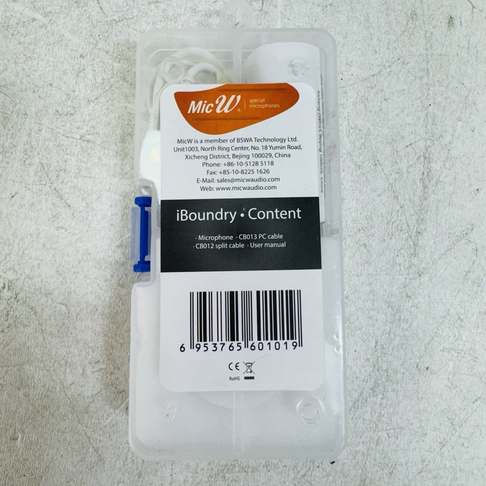 MicW iBoundary Condenser Microphone with Accessory Kit