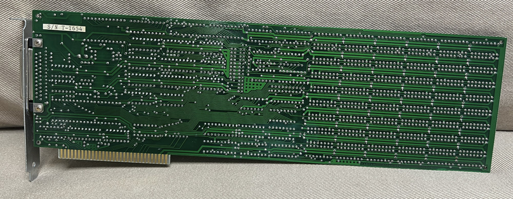 Tecmar Captain -8-bit ISA Multifunction Card w Real Time Clock -384k RAM -Tested