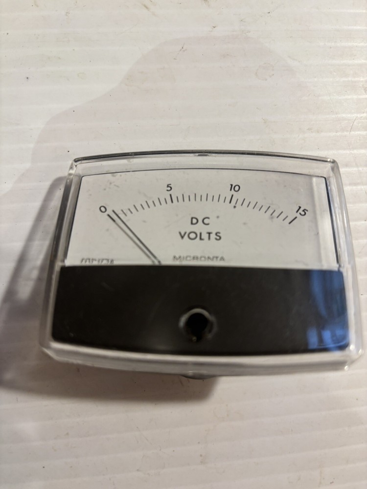 MICRONTA 15V PANEL METER MODEL 270-1754 - TESTED WORKS