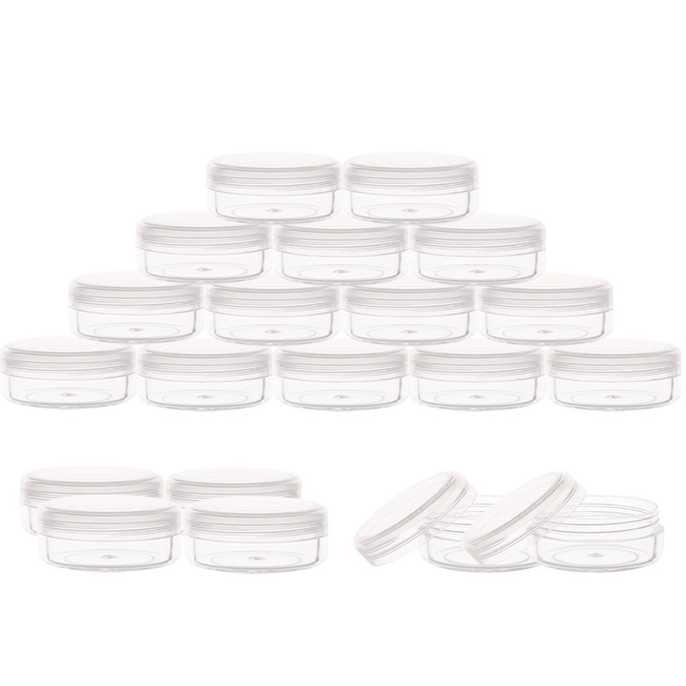 10 Gram Sample Containers 20 Count Cosmetic Containers with Lids Refillable E...