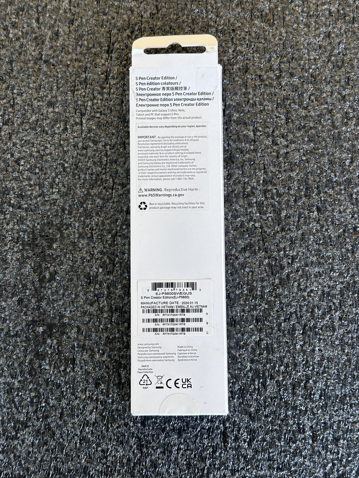 Samsung - S Pen Creator Edition - White (EJ-P5600)