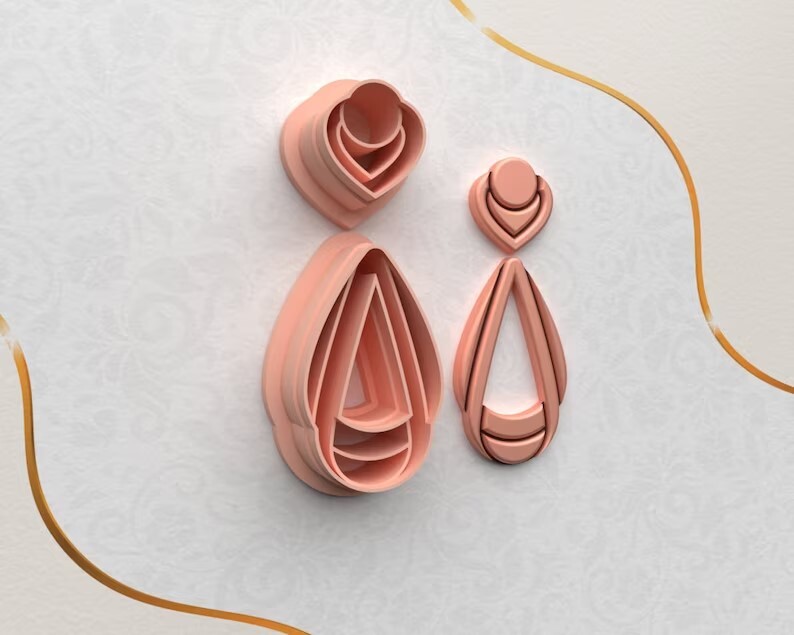 Heartfelt Whispers Polymer Clay Cutter (5 sizes available)
