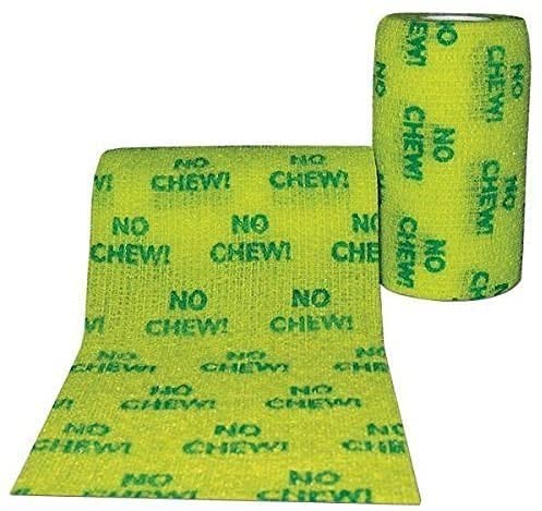 6 PACK PETFLEX NO CHEW BANDAGE 4" BY 5 YARDS EACH ROLL
