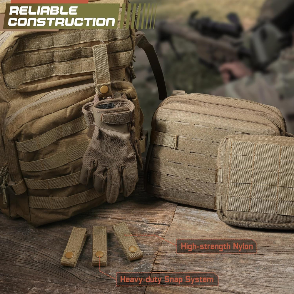 Molle Straps 4/6 Inch, Molle Panel Straps Molle Attachment Straps for Tactical B