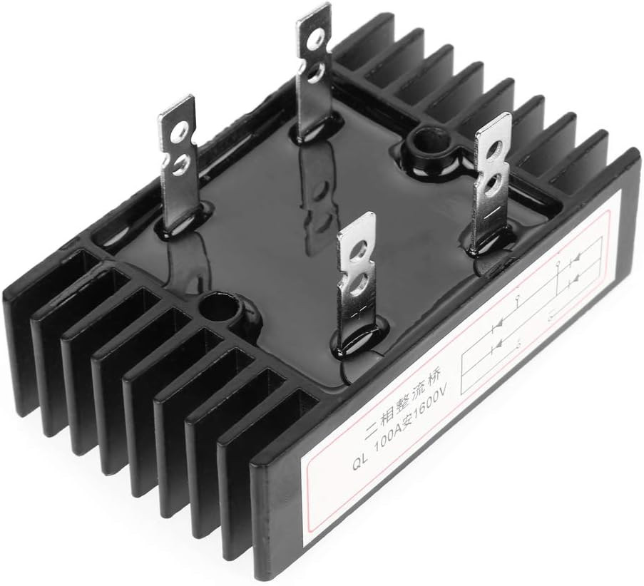 2 Phase Diode Bridge Rectifier 100A 1600V Voltage High Power Bridge Rectifier Fu