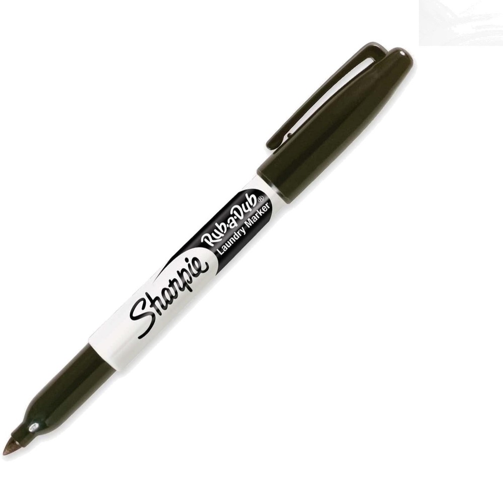 Precision Black Fine Point Permanent Marker - 1 Count, Waterproof & Versatile