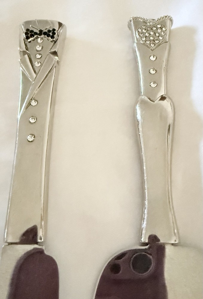 Cute Cake And Knife Server Set