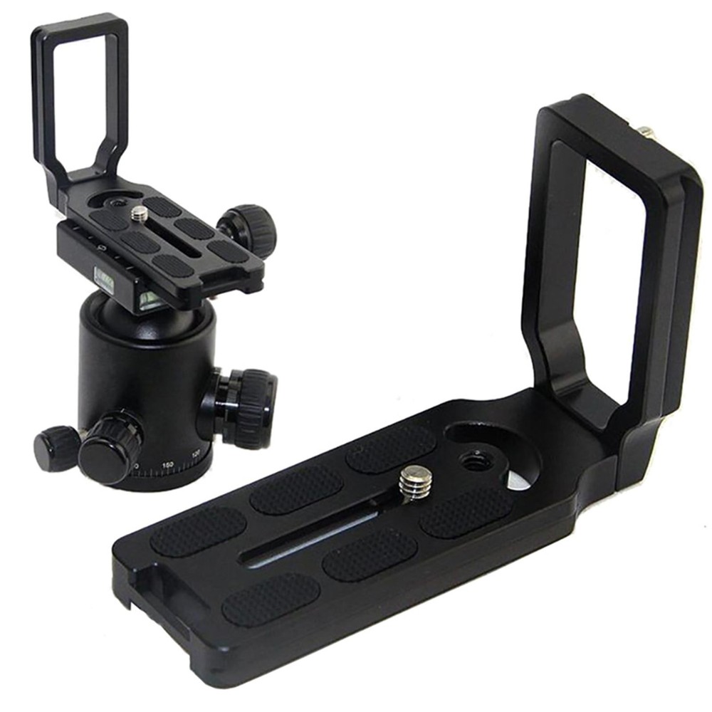1/4" Screw Universal Camera Lengthen L-shaped Plate Bracket Grip Mount Support