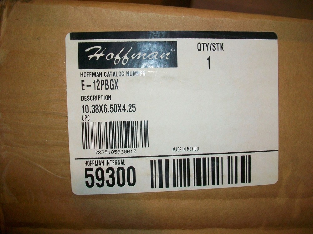 Hoffman Push Button Box E-12PBGX 12 hole 22mm Size NEW