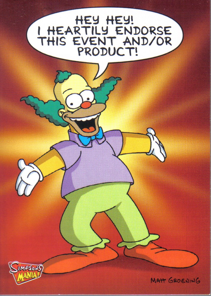 SIMPSONS MANIA THE SILVER BOX CARD BL1