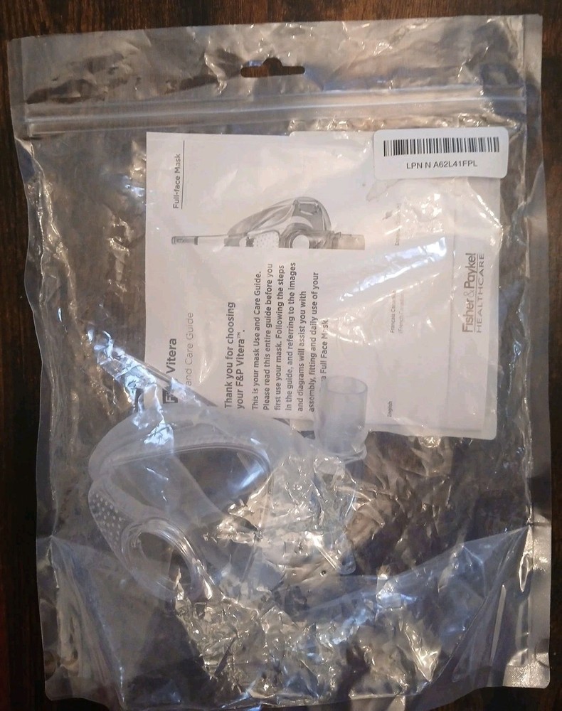 F&P Vitera Full Face Assembly Kit Without Headgear Size MEDIUM