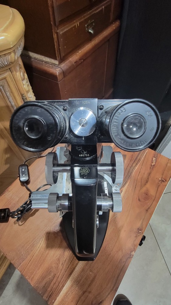 Ernst Leitz Wetzlar Microscope Vintage Leitz Microscope