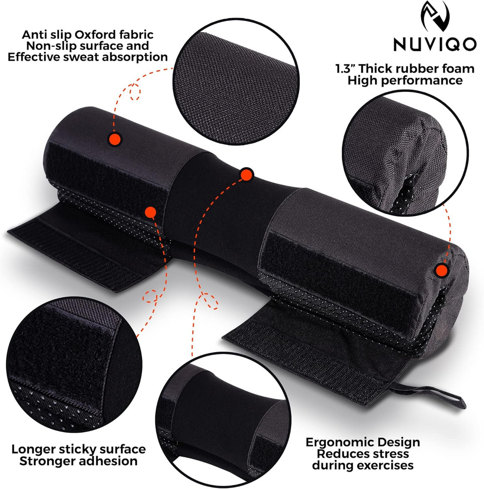 Barbell Squat Pad Thick Foam Neck & Shoulder Protector for Squats & Hip Thrusts