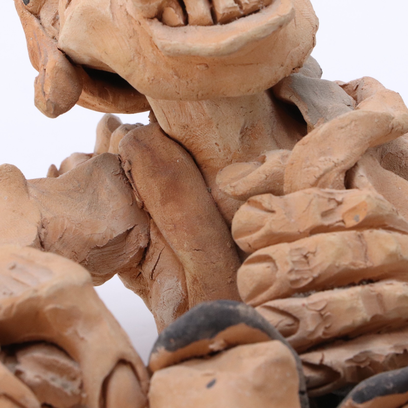 Quechuan Edilberto Merida Cusco Peru Sculpture Peruvian Folk Art Clay Pottery