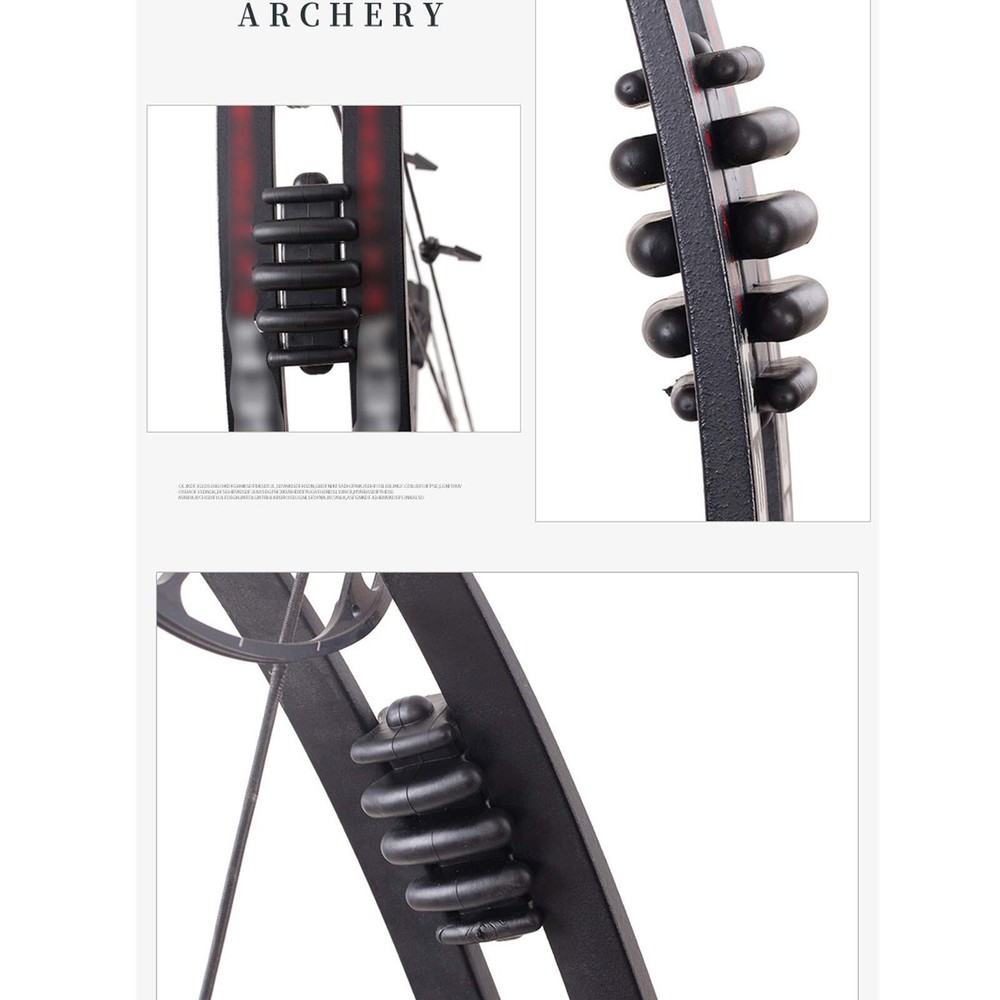 2 Pcs Compound Bow Limb Dampeners Archery Bow Stabilizer Silencers Archery Shock