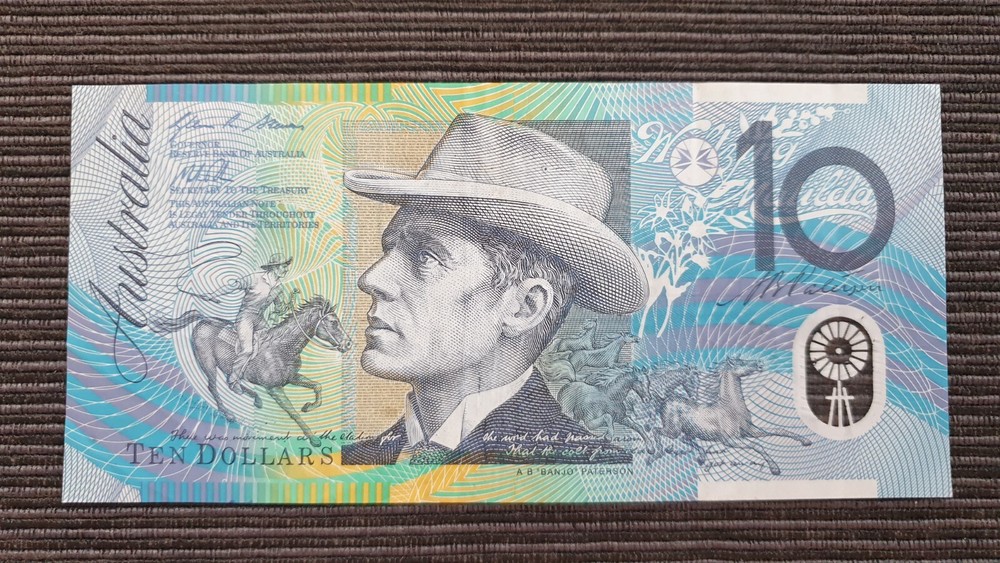 AUSTRALIA $10 2012 FIRST PREFIX Polymer Banknote AA12 516437