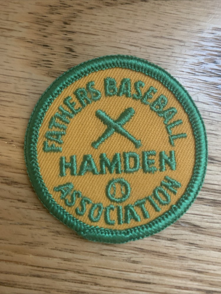 Vintage Hamden CT Fathers Baseball Association Patch