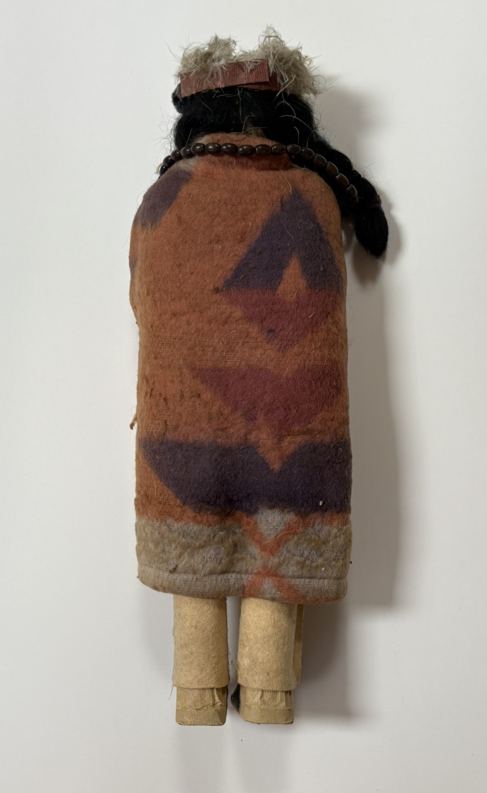 15” Indian Skookum Doll Antique Vintage Native American c 1920