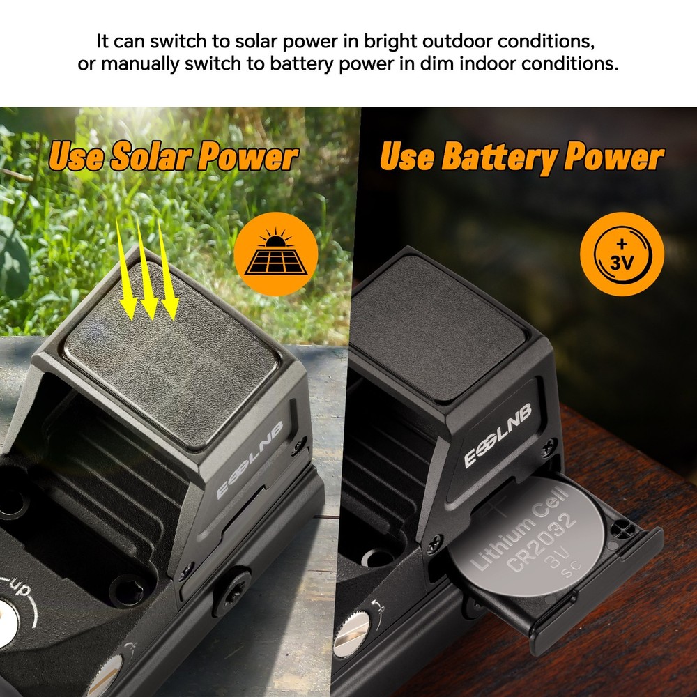 Red Dot Sight for Pistol 3MOA 8 Brightness Settings Fully Multi-Coated Prism
