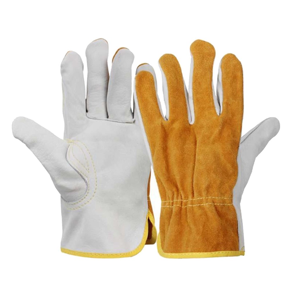 2pcs Fire-resistant And Welder Gloves for