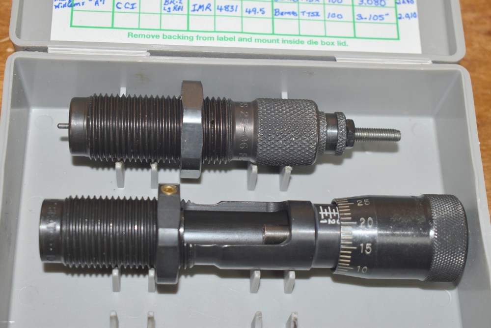 RCBS Competition Die Set 39501 .25-06 Reloading Rare!