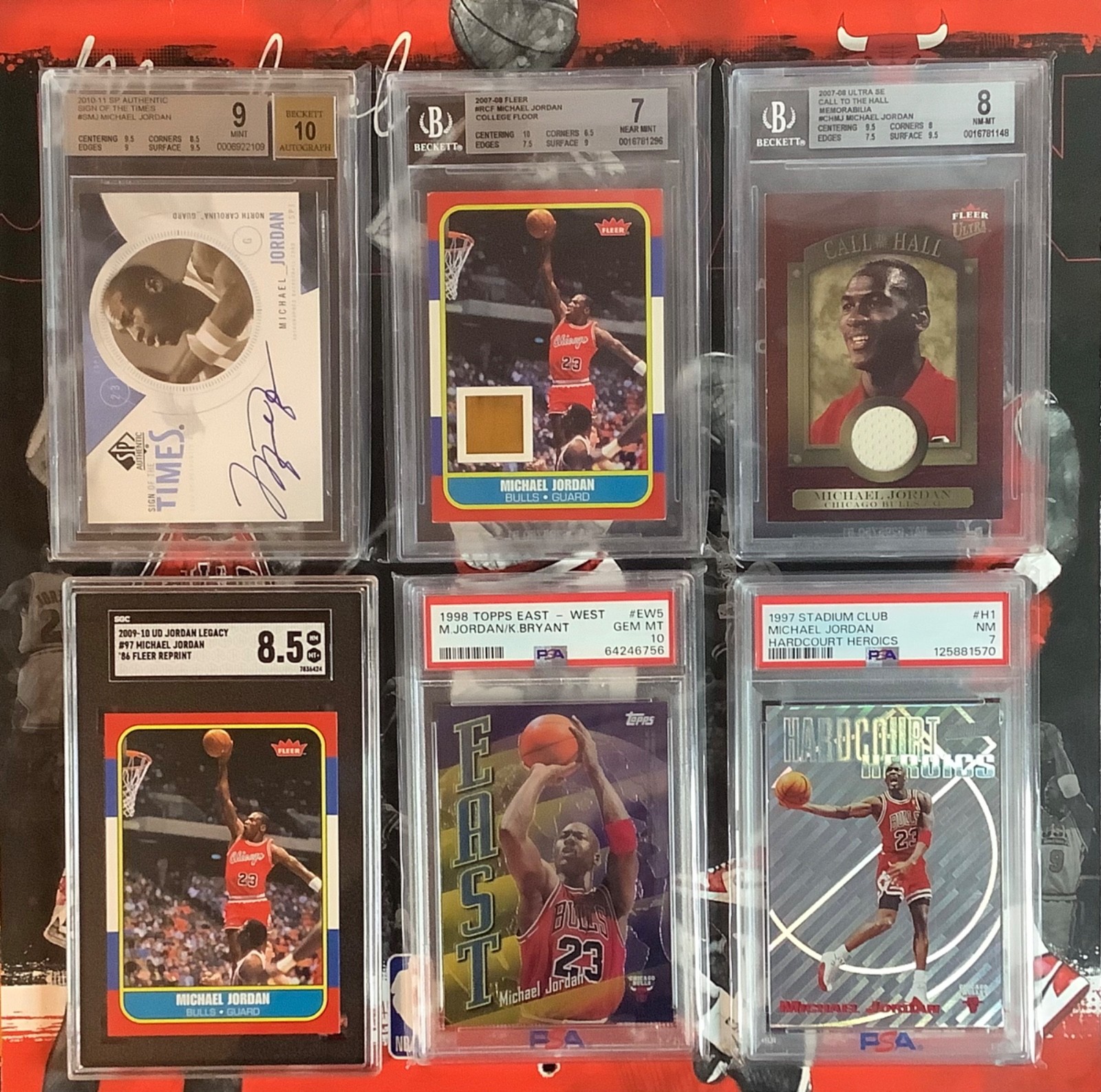 MICHAEL JORDAN Every Card Ever YOU PICK Raw Graded Rookie Auto Inserts 1996-2024