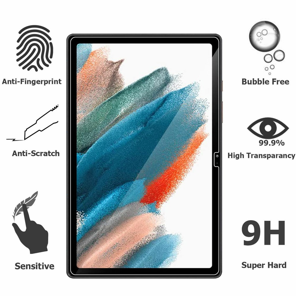 2X Teclast M40Plus Android 13 Tablet 10.1" Tempered Glass Screen Protector Cover