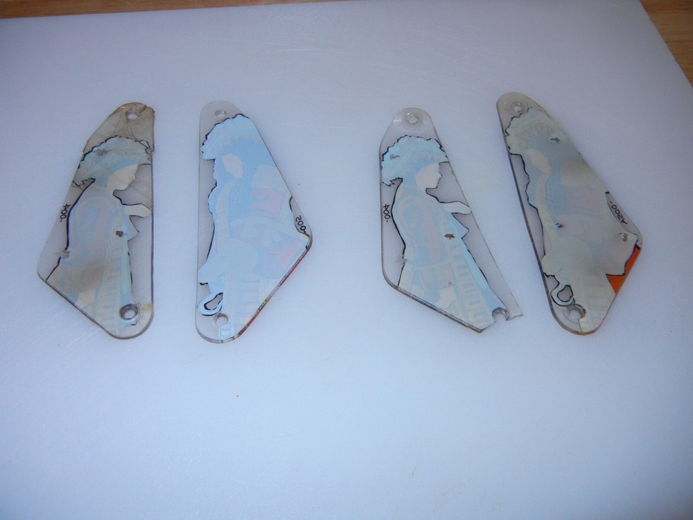 Data East Hook Pinball Slingshot Plastics - Used
