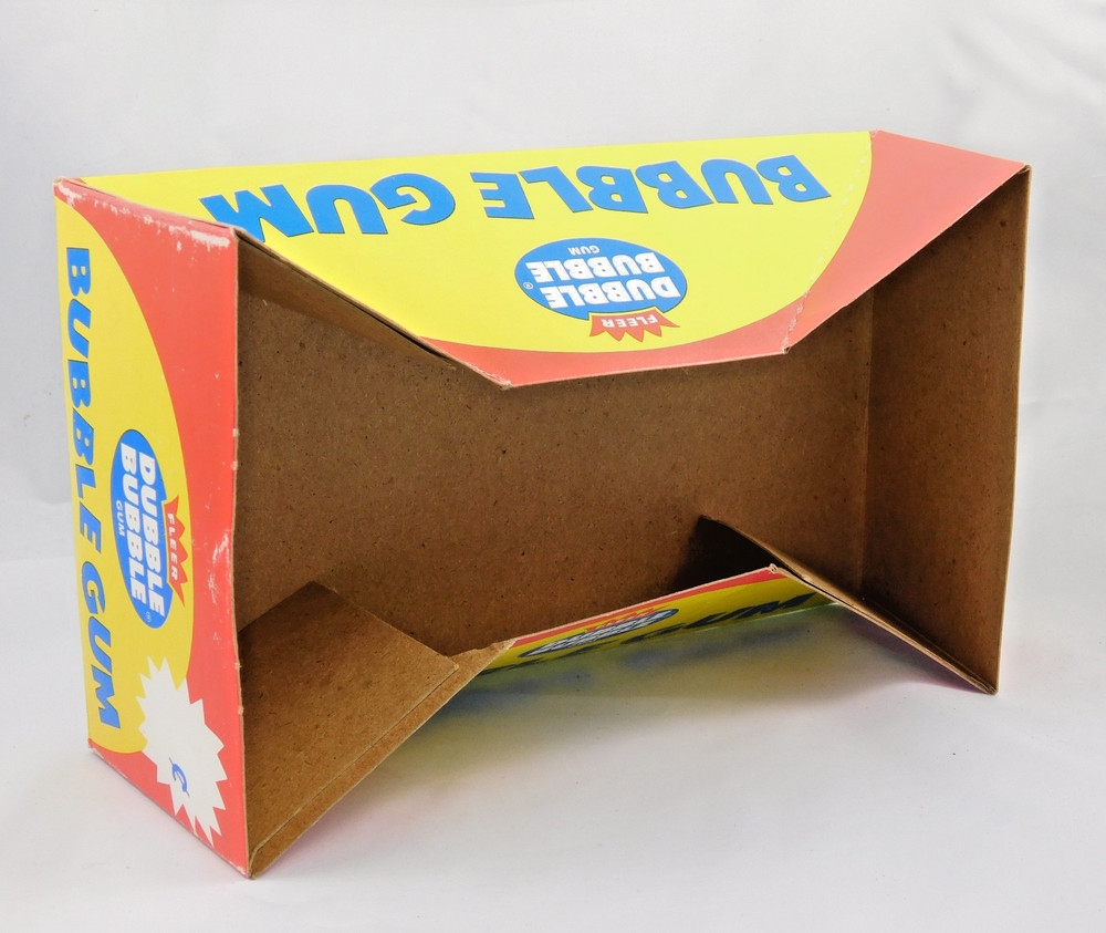 FLEER DUBBLE BUBBLE GUM DISPLAY STORE PACKAGE