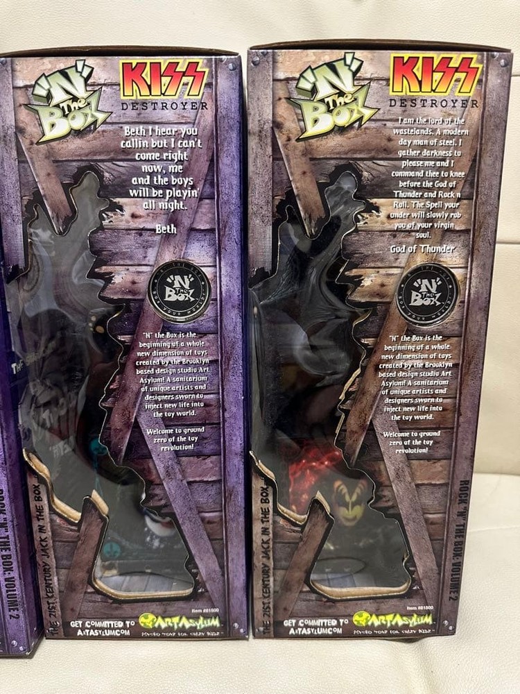 KISS DESTROYER 4-figure set